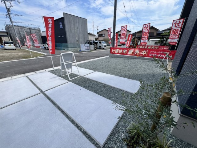 タマタウン古閑中Ⅲ　6号地の駐車場