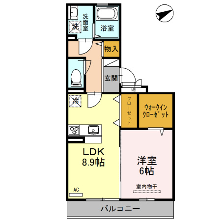 プラージュsakigakeの間取り