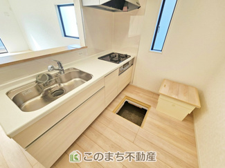 【キッチン】 | CRADLE GARDEN栃木市大平町西野田第4　2 | 家族とコミュニケーションを取りながらお料理できるカウンターキッチン♪