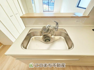 【キッチン】 | CRADLE GARDEN栃木市大平町西野田第4　2 | カートリッジ式浄水機能付き台所水栓☆美味しいお水でお料理可能☆