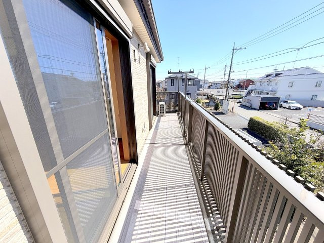 あきる野市瀬戸岡　中古戸建のバルコニー