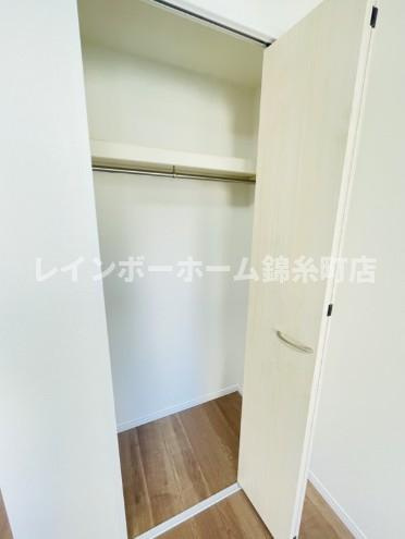 一之江新築アパート（仮名称）の収納|※建築中のため同施工会社参考写真となります。