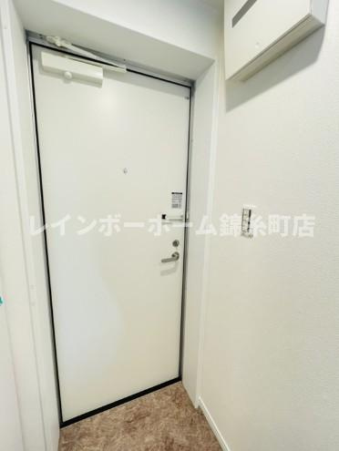 一之江新築アパート（仮名称）の玄関|※建築中のため同施工会社参考写真となります。
