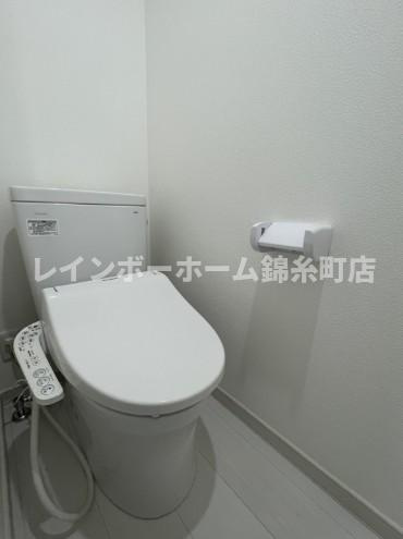 一之江新築アパート（仮名称）のトイレ|※建築中のため同施工会社参考写真となります。