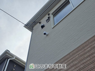 【防犯設備】 | CRADLE GARDEN栃木市大平町西野田第4　3 | 玄関付近には安心の防犯カメラ標準装備