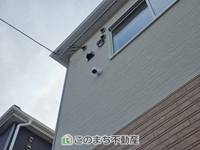 【防犯設備】 | CRADLE GARDEN栃木市大平町西野田第4　3 | 玄関付近には安心の防犯カメラ標準装備