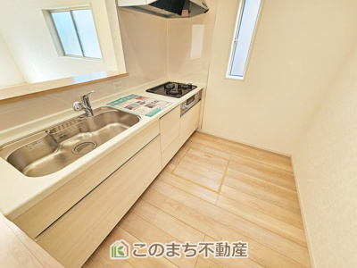 【キッチン】 | CRADLE GARDEN栃木市大平町西野田第4　3 | 人気の対面式キッチン☆料理をしながらご家族とコミュニケーションが取れます♪