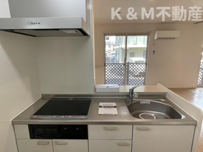 ルーエ Bのキッチン|お料理しやすいキッチンです