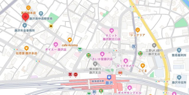 ウェルネス湘南の地図