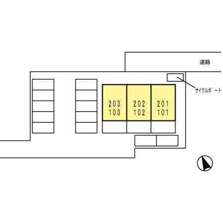 サンシャインの区画図