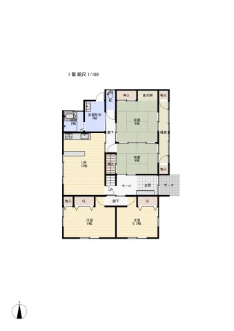 西条市朔日市中古住宅【1,585】土地101.56坪　建物54.60坪