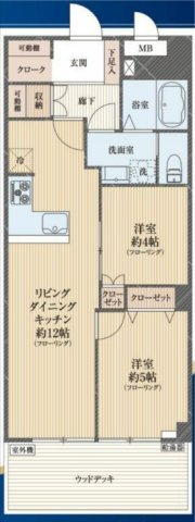 秀和第２奥沢レジデンスの間取り