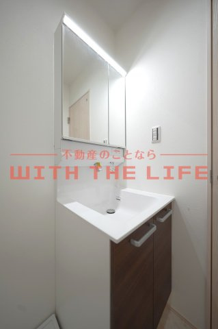 レガリア西町【キャッシュバック対象】の独立洗面台|独立洗面台で身支度をすべて済ませてしまいましょう