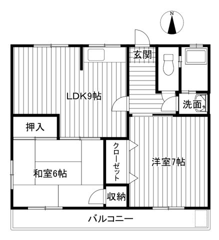 ヴィラージュ シンワの間取り