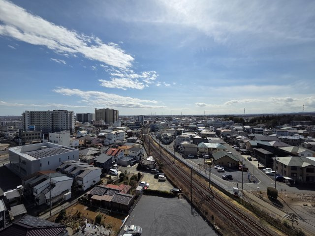 ダイアパレス東松山　11階の展望|バルコニーからの眺望(正面)