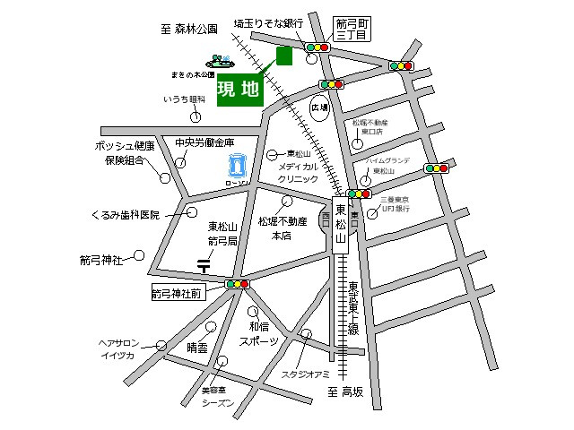 ダイアパレス東松山　11階の地図