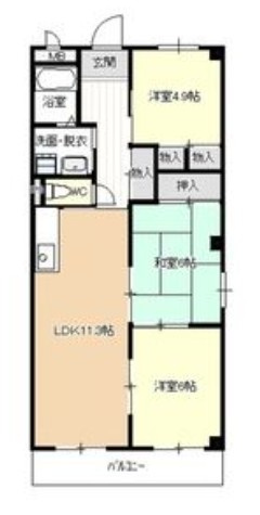 【間取り】 | ラフィネ櫻館【名古屋市賃貸・都市ガス】