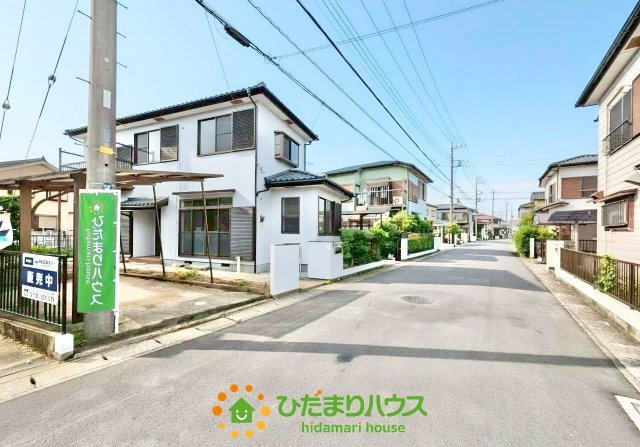 久喜市鷲宮６丁目　中古一戸建ての前面道路含む現地写真|2026年6月9日　撮影