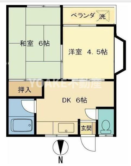 【間取り】 | ローズハイツA