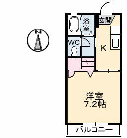 フレグランス　B棟の間取り