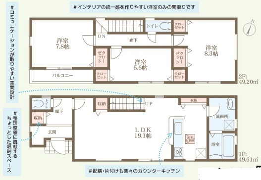 リーブルガーデン豊中千成町2期の間取り