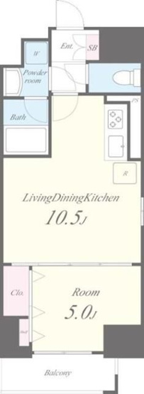 【間取り】 | ＶＡＬＥＮＴＩＡ麻布