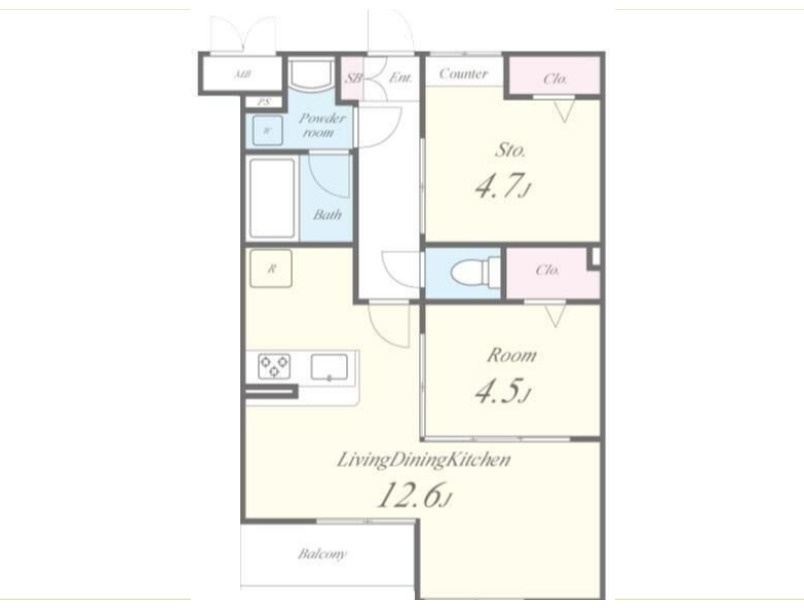 ビルトモアの間取り