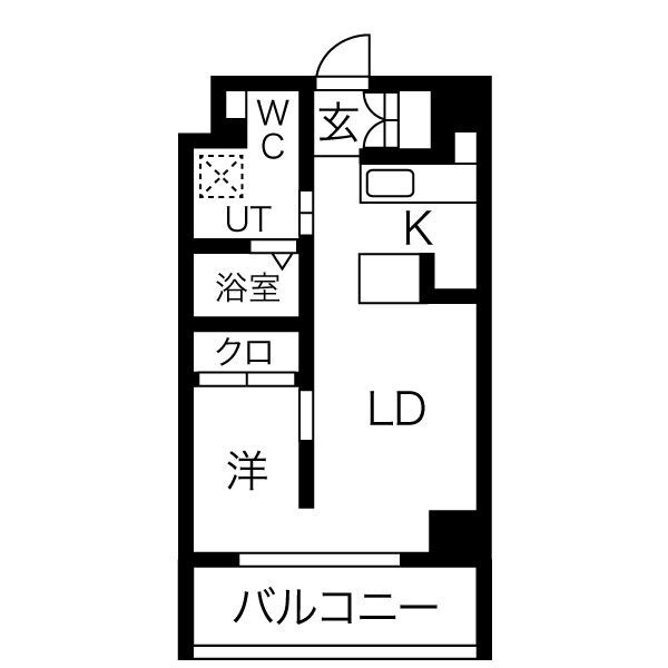 アイボリーポワント難波WESTの間取り