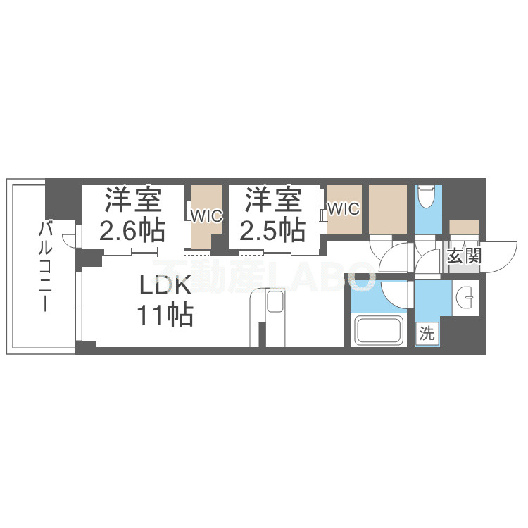 コンフォリア・リヴ淡路町一丁目の間取り