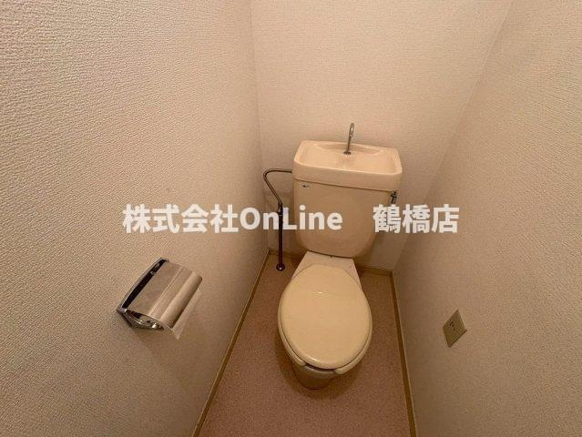 エフアール城東中央のトイレ