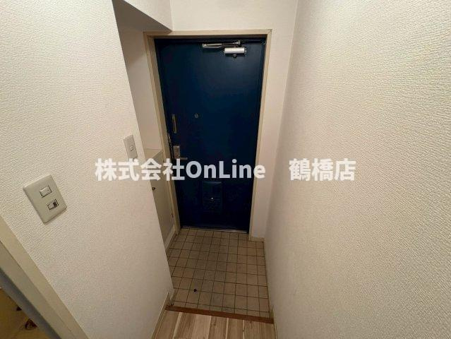 エフアール城東中央の玄関