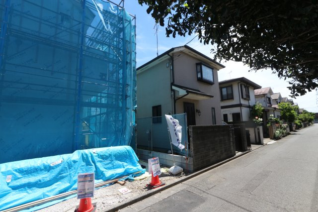 【LIGNAGE】小平市仲町第１期の外観|太陽光パネル搭載のエコ住宅♪