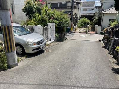 【前面道路含む現地写真】 | 枚方市茄子作北町　古家付土地