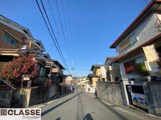 【前面道路含む現地写真】 | 宇治市宇治野神2期　売土地　建築条件無し