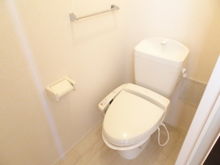 アクアパーム　Dのトイレ|ゆったりとした空間のトイレです