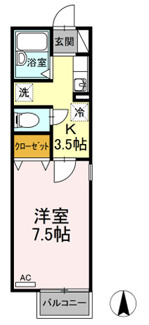 【間取り】 | クレール竹原