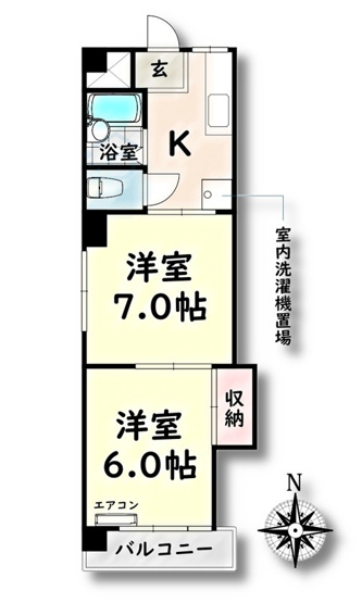 【間取り】 | 見晴マンション【名古屋市賃貸・都市ガス】