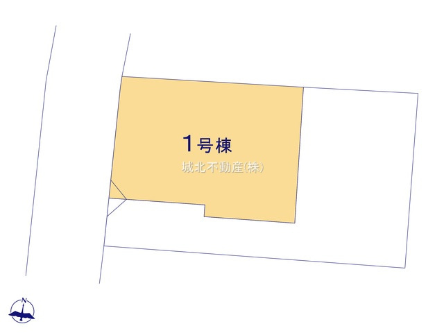杉並区桃井1丁目 全2棟 1号棟の区画図