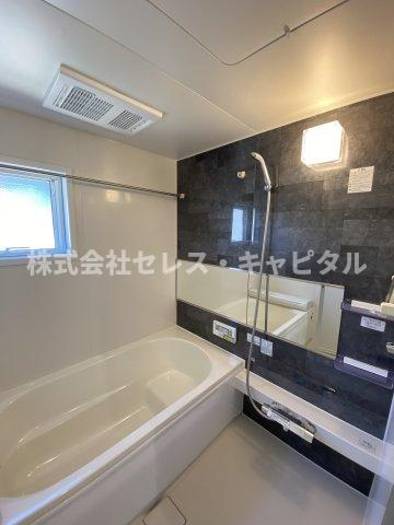 浦安市富士見２丁目　新築戸建て　全２棟の浴室|ゆったり過ごせるお風呂です