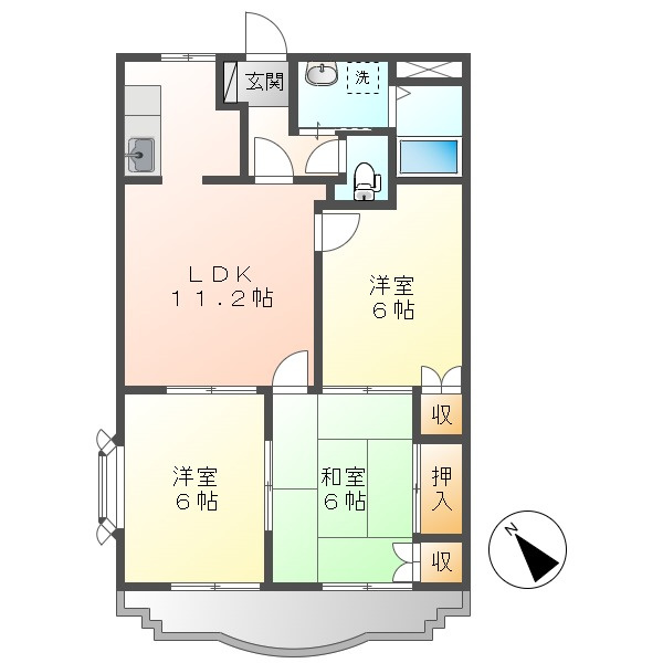 サンライズの間取り