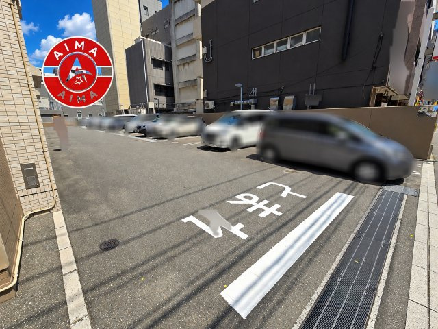 アルファライフ博多1002の駐車場|来客用の駐車場です。