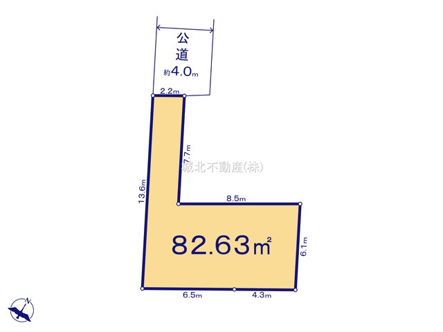 杉並区和田1丁目 限定1区画の区画図