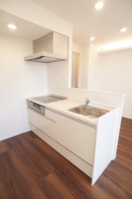 パームツリーのキッチン