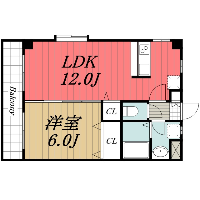 【間取り】 | Dolce Sky　Ⅱ