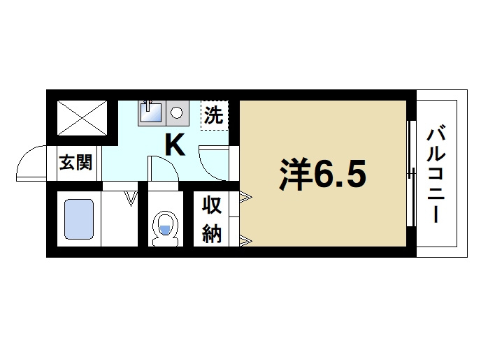 プレステージ富雄の間取り|風通しがよく快適な間取りです
