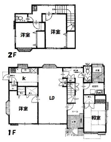 大網白里市南飯塚  中古戸建の間取り|図面と現況に相違がある場合、現況を優先致します。