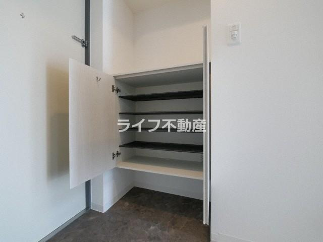 アドバンス大阪イースト(旧 エグゼ大阪イースト)　仲介手数料無料の収納|小物を収納するのに便利です