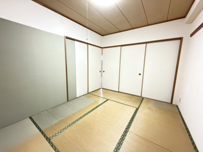 【和室】 | サンステージ衣笠　売マンション | 使い勝手の良い和室6帖。