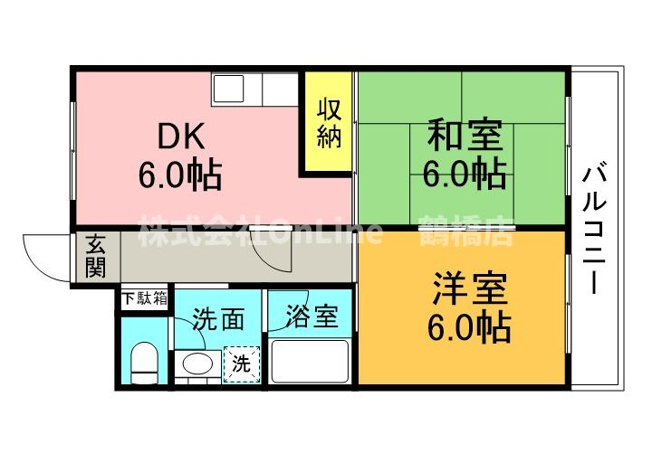 【間取り】 | 布亀マンション