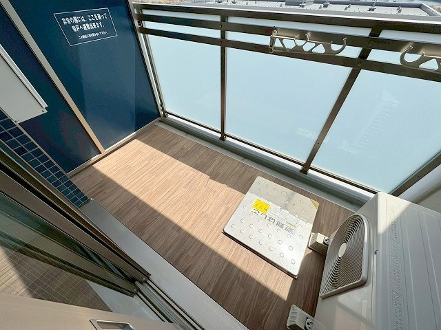 プレサンス新大阪ストリームのバルコニー